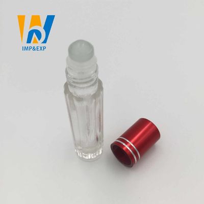 2 온스 5 Ml 7ML 10 밀리람베르트는 정유를 위해 작은 글라스 향기 롤러병을 깨끗이 합니다